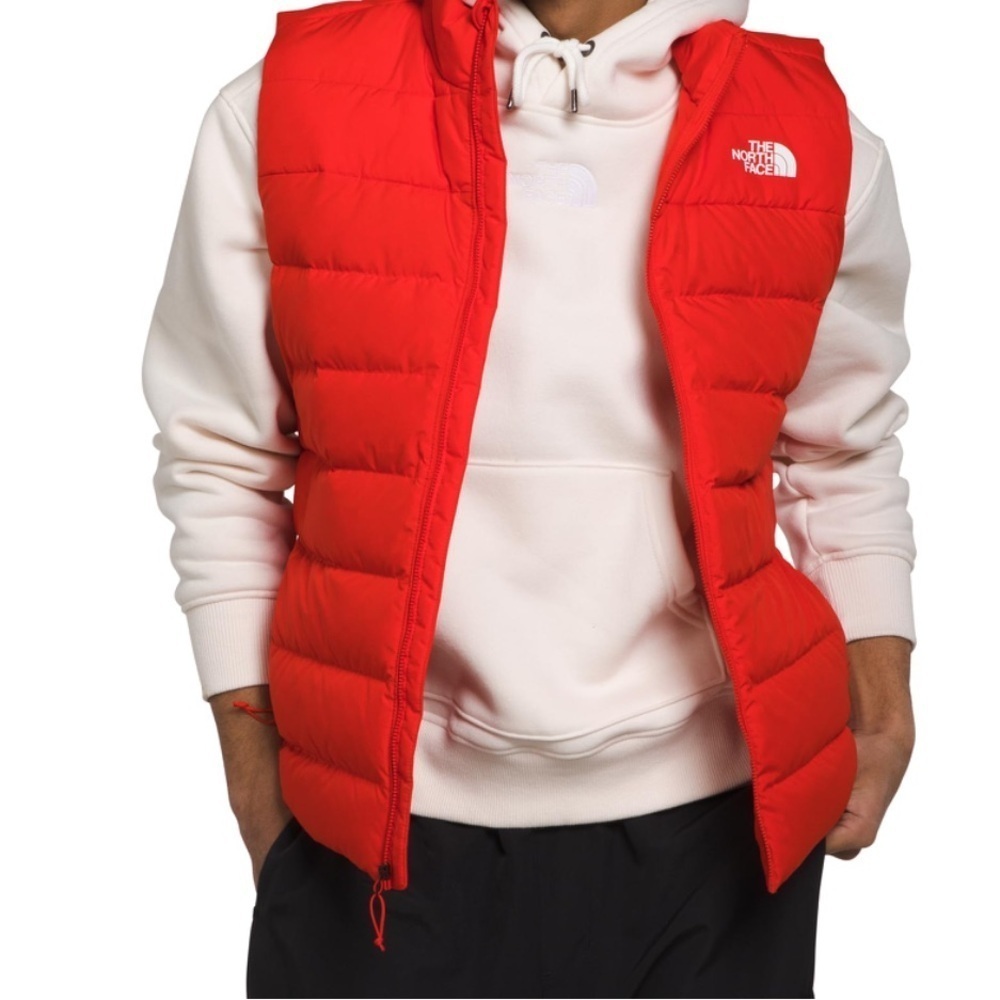 The North Face Red Puffer Vest